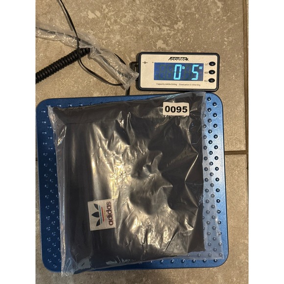 Adidas Unisex Windbreaker Pants L Navy Blue Pull Tie Band Zipper Leg Vintage Y2K - Picture 13 of 13